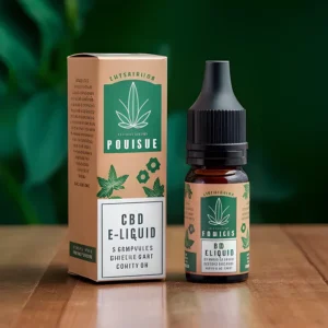 Custom printed CBD e-liquid packaging box