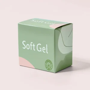 Custom CBD soft gel boxes for supplement packaging