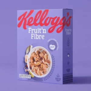Branded custom cereal packaging box