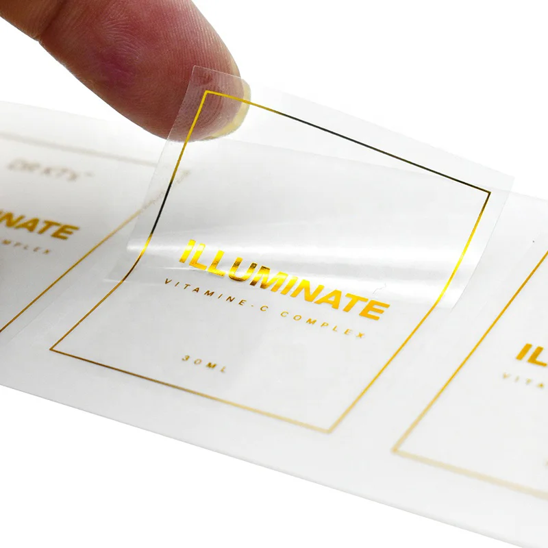 Custom Clear Vinyl Labels
