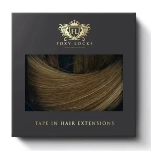 Branded custom hair extension packaging box